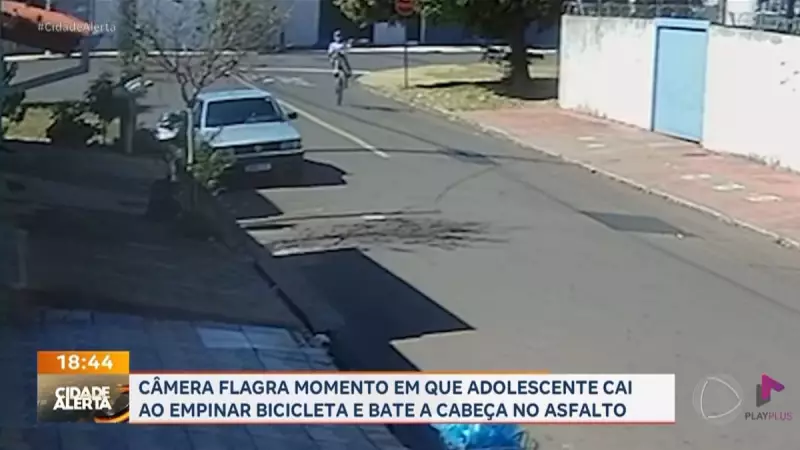 Jovem sofre acidente grave ao cair de bicicleta em Franca — veja detalhes