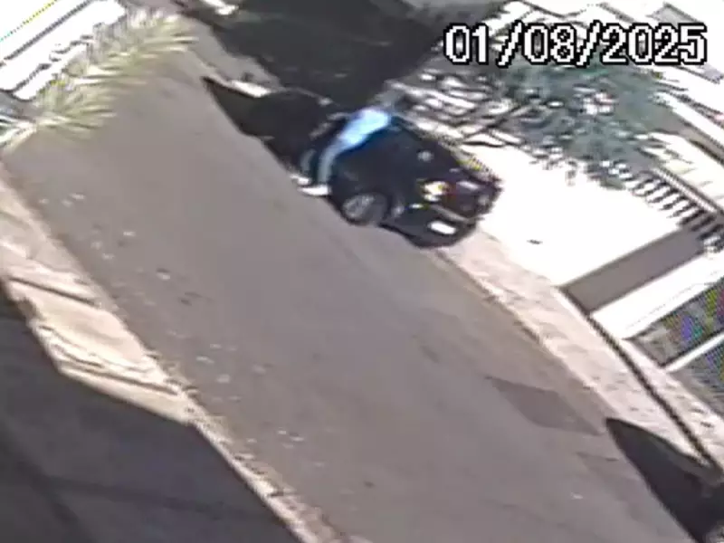 Ladrão faz o inacreditável: arromba carro e foge empurrando veículo em Campinas