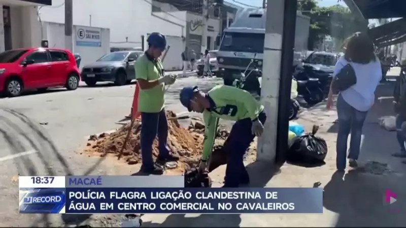 Macabuenses surpresos: PM desvenda esquema ilegal de água em Macaé — veja os detalhes