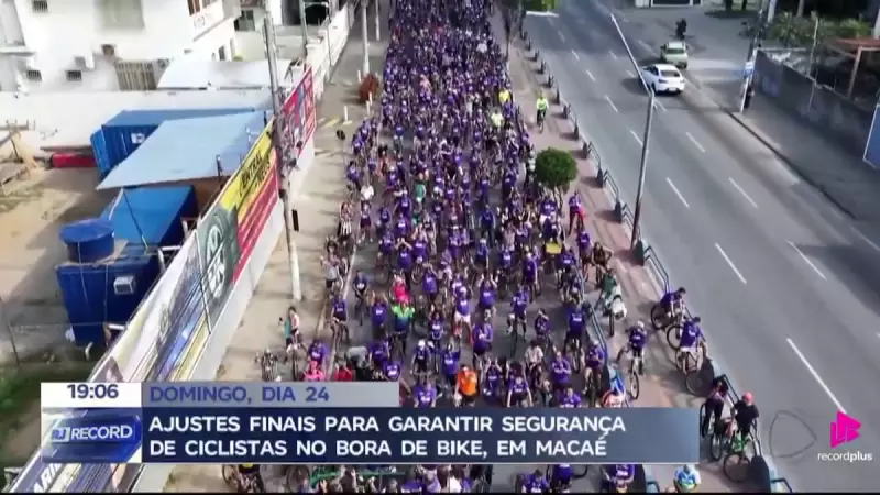 Macae RJ se Mobiliza com Operação de Segurança para Passeio Ciclístico 'Bora de Bike'