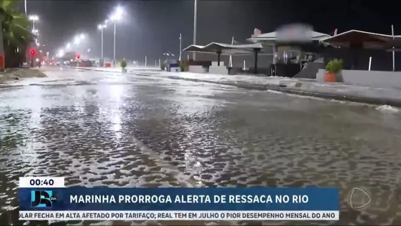 Marinha alerta: ressaca no litoral do Rio se estende e preocupa banhistas