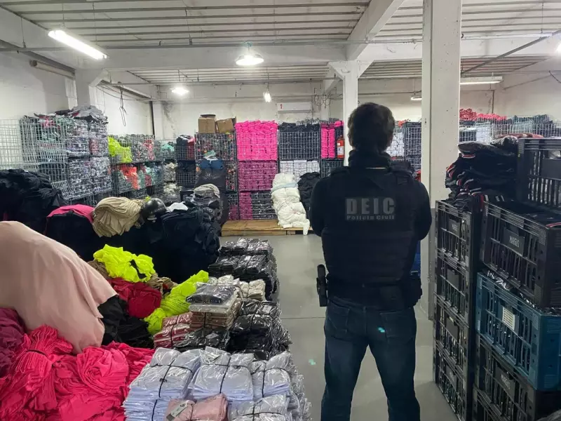Megaoperação Desmantela Fábrica de Roupas Falsas em SC que Abastecia Lojas em Todo o País