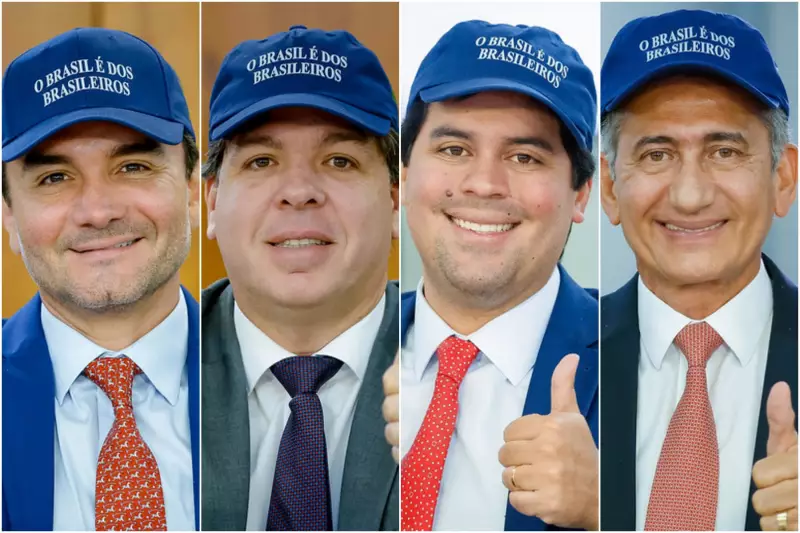 Ministros de Lula Posam com Bonés Nacionalistas e Geram Polêmica no Planalto