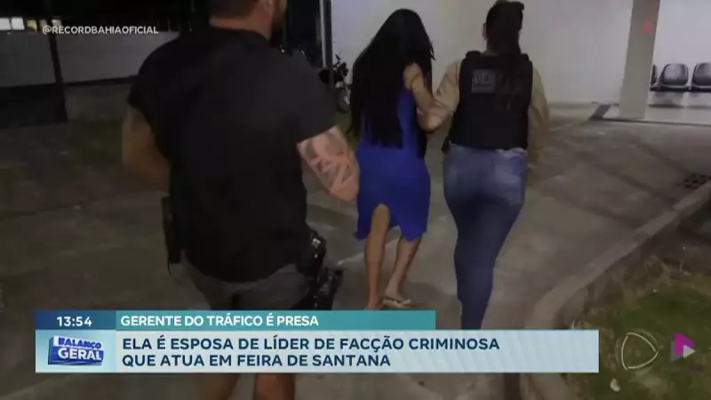Mulher de traficante é presa em Feira de Santana após assumir papel de gerente em facção criminosa