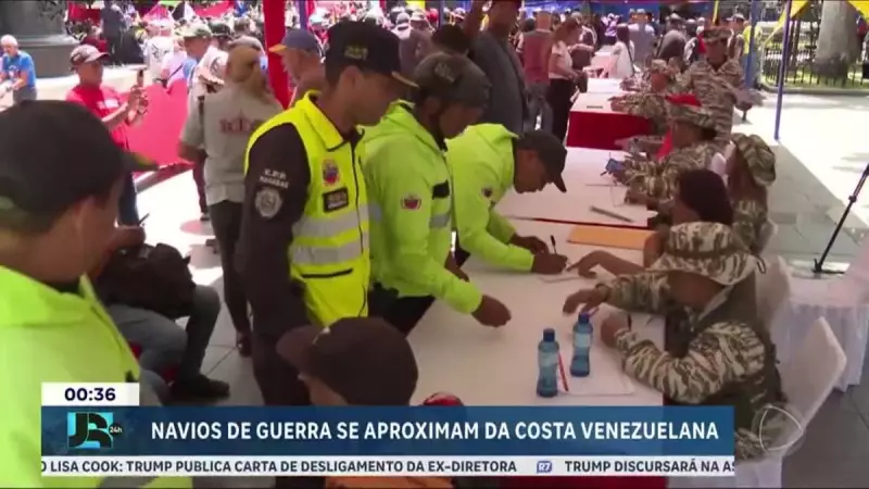 Navios de Guerra dos EUA se Aproximam da Venezuela: Tensão Sobe no Caribe