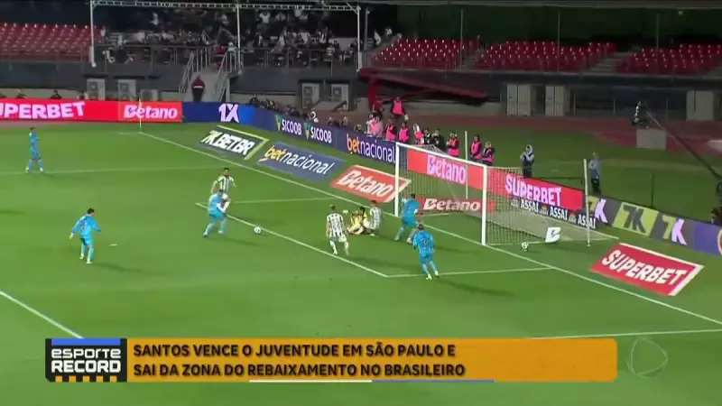 Neymar brilha, Santos vence o Juventude e escapa do rebaixamento no Brasileirão