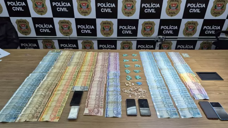 Operação contra o tráfico em Itapetininga prende cinco suspeitos: drogas e armas apreendidas