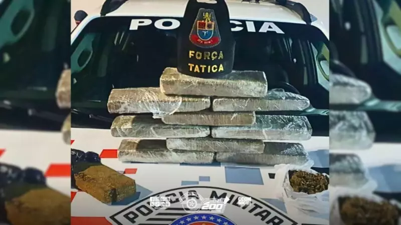 Operação da PM apreende 8 kg de maconha no Jardim Cervezão, em Rio Claro — veja detalhes