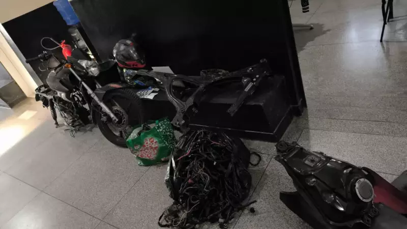 Operação da Polícia Civil desmantela quadrilha e apreende centenas de peças de motos roubadas em Sorocaba