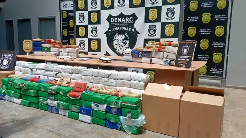 Operação da Polícia Federal em Manaus apreende 300 kg de maconha skunk com destino à Europa | G1 Amazonas