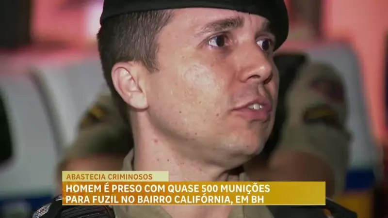 Operação em BH: Homem é Flagrado com Quase 500 Munições de Fuzil em Casa — Denúncia Anônima Levou à Apreensão