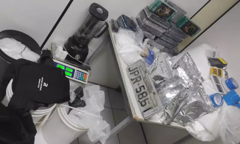 Operação em Feira de Santana desmonta laboratório de drogas e apreende cocaína avaliada em R$ 1,2 milhão | G1 Bahia