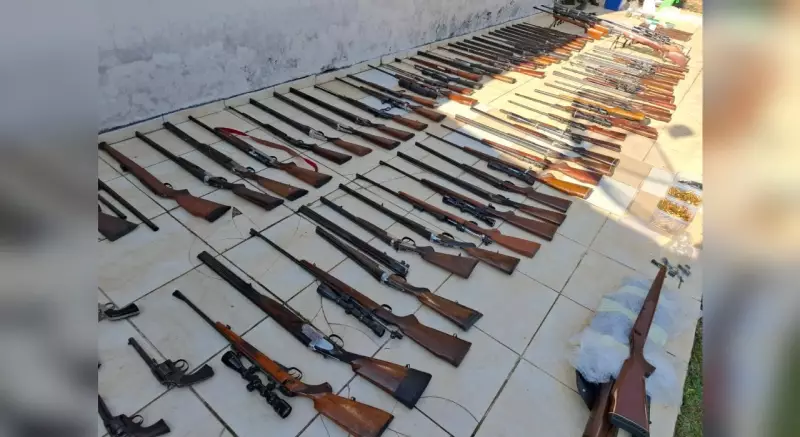 Operação Policial em São Roque Desmonta Arsenal e Apreende Armas de Fogo | G1