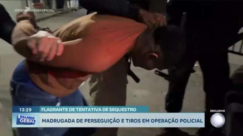 Operação policial prende criminosos perigosos em ação surpresa na madrugada