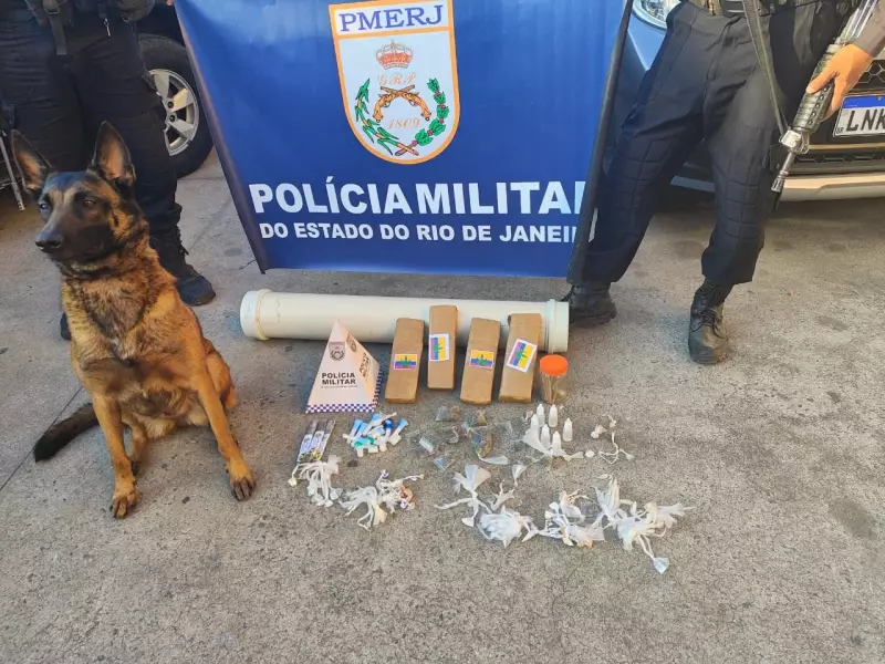 Operação surpreende em Barra Mansa: mais de 4 kg de drogas apreendidos em ação policial