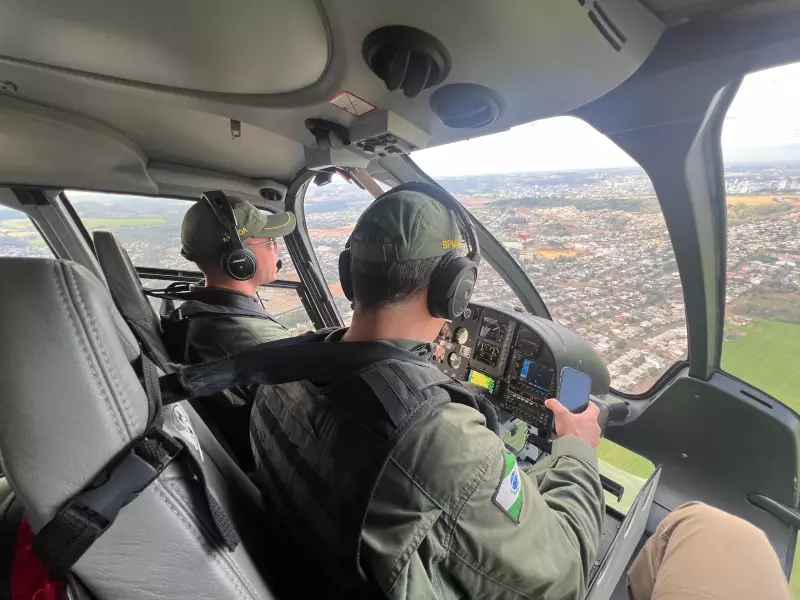 Operação tira R$ 90 milhões em drogas de circulação no Paraná com helicópteros e drones