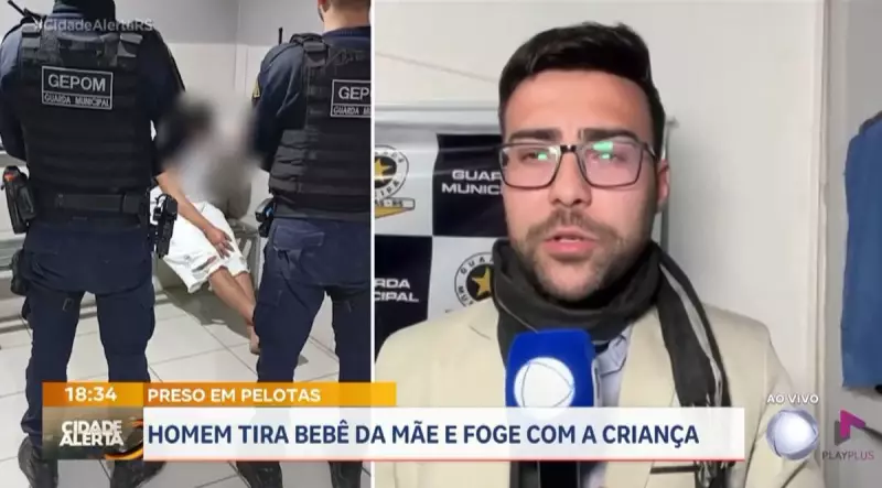 Pai sequestra o próprio filho e agride ex-companheira em Pelotas: drama familiar termina com prisão