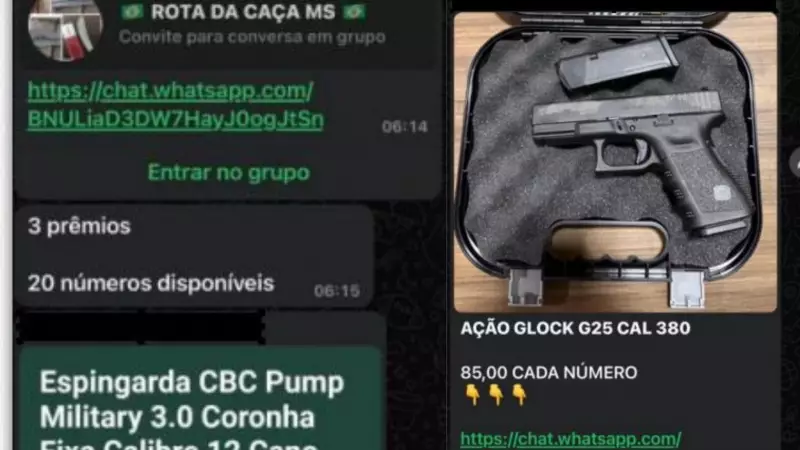 PF Desmantela Esquema Ilegal de Rifas de Armas no Mato Grosso do Sul | Investigação em Andamento
