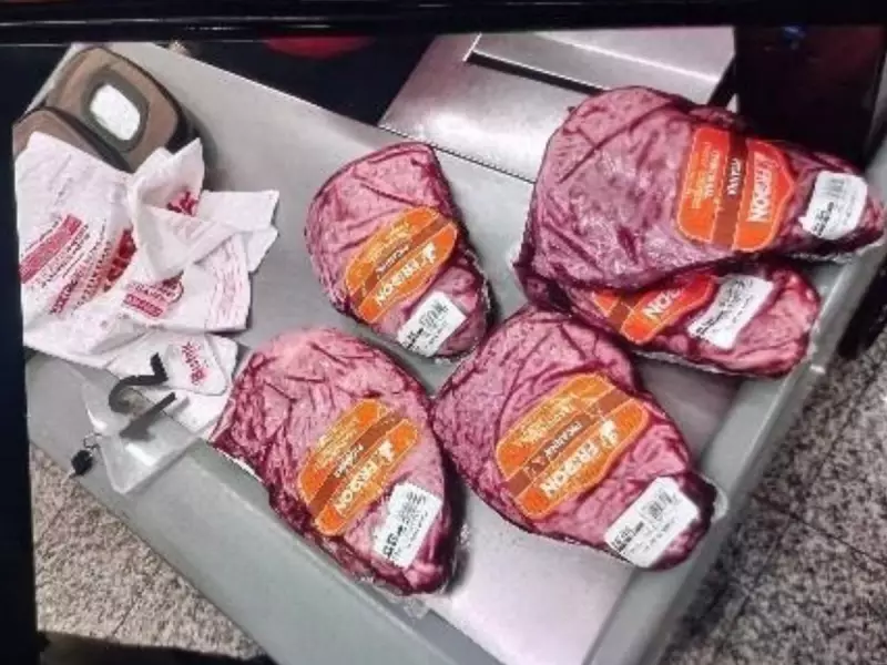 Picanha de R$ 530 paga com cartão roubado termina em prisão em flagrante em Blumenau