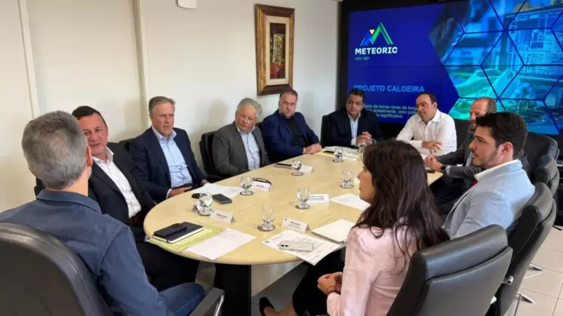Poços de Caldas Brilha em Reunião Estratégica com Governador sobre Terras Raras e Futuro Econômico
