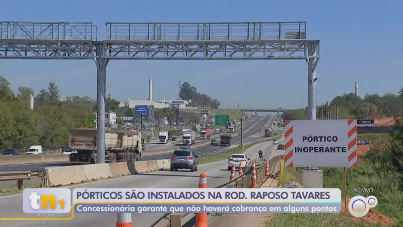 Portais nas rodovias de Sorocaba: concessionária explica que são para monitorar o trânsito e não para multar