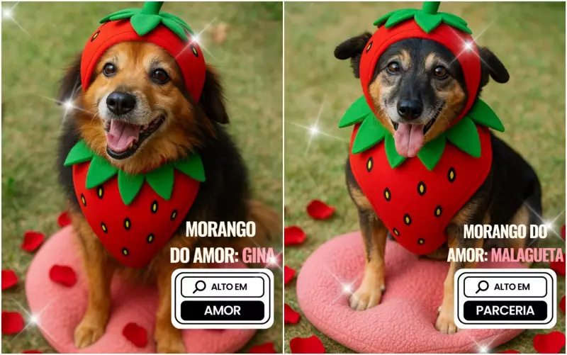 Pouso Alegre (MG) Adota Estratégia Doce para Incentivar Adoção de Pets: 'Morango do Amor'