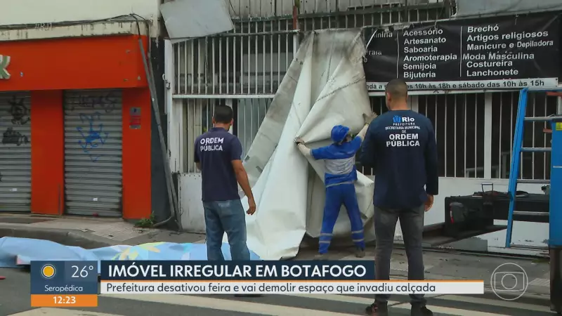 Prefeitura do Rio Age Contra Feira Ilegal na Zona Sul: Entenda o Caso da Calçada 'Invadida'