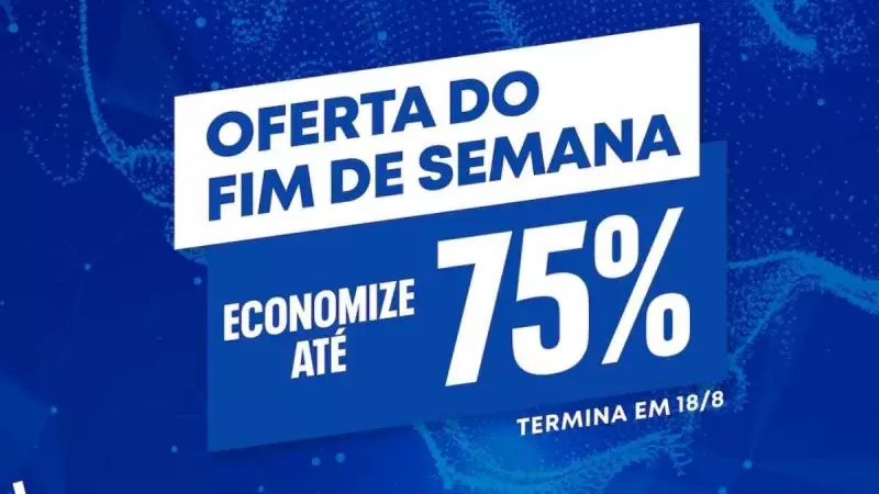 Promoção relâmpago na PS Store: mais de 100 jogos com descontos de até 75%