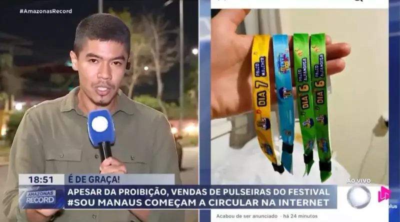 Pulseiras do Festival Sou Manaus 2025 Já Estão Sendo Vendidas Ilegalmente na Internet — Saiba Como se Proteger