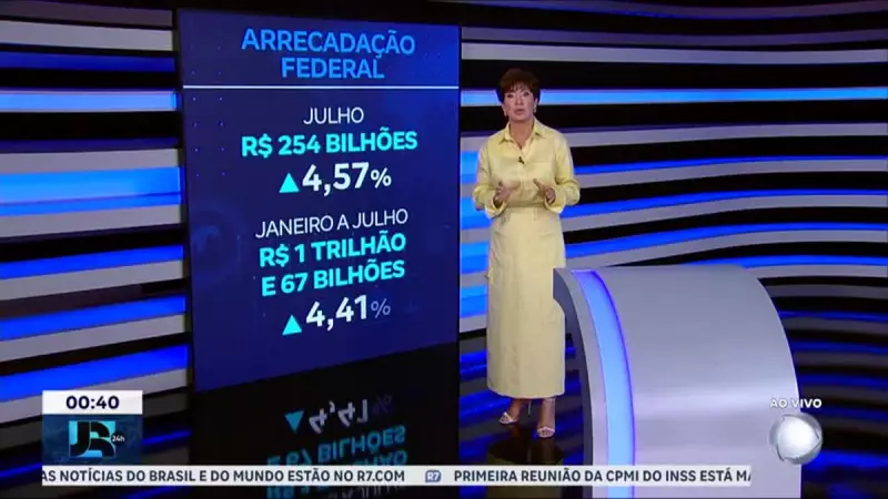 Receita Federal Bate Recorde Histórico: Melhor Julho em Uma Década