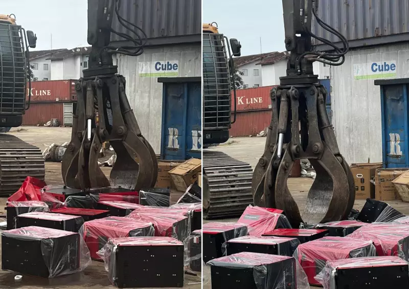 Receita Federal Destrói Máquinas de Solda Piratas no Porto de Santos em Ação Inédita