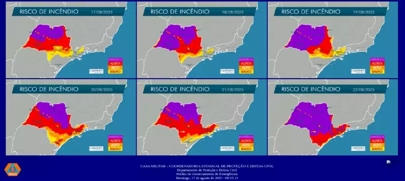 Região de Presidente Prudente em alerta máximo: mais de 50 dias sem chuva elevam risco de incêndios florestais