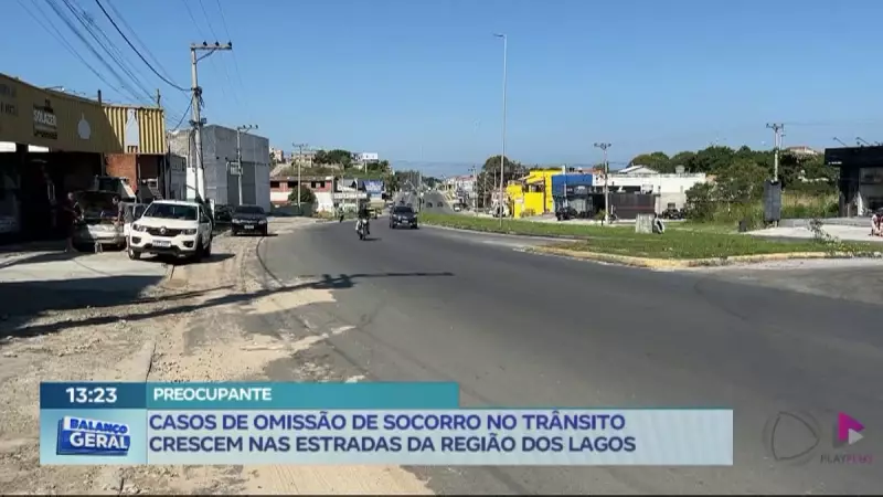 Região dos Lagos em Alerta: Casos de Omissão de Socorro no Trânsito Disparam nas Estradas