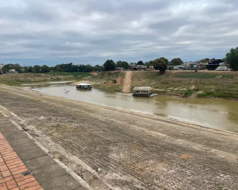 Rio Acre atinge nível crítico: seca histórica deixa capital em alerta
