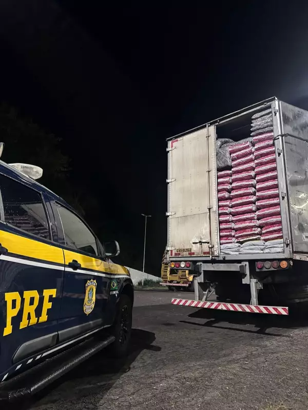 Rodovia vira palco de megaapreensão: caminhão com 600 mil maços de cigarros contrabandeados é interceptado pela PRF em Minas Gerais