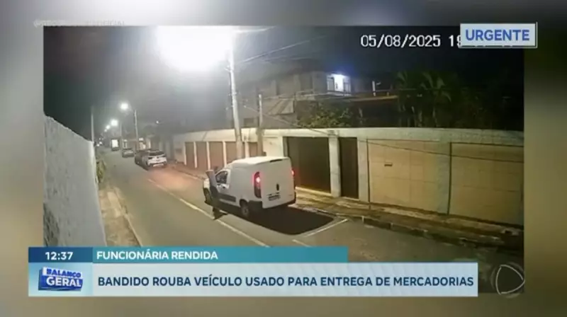 Salvador: Bandido armado assalta mulher e foge com carro em plena luz do dia