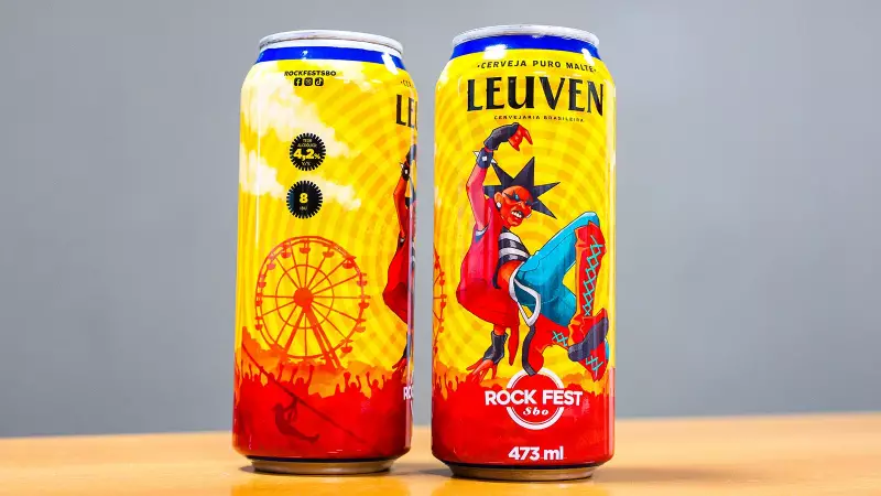 Santa Bárbara Rock Fest 2025 e Cervejaria Leuven lançam edição especial de lata exclusiva
