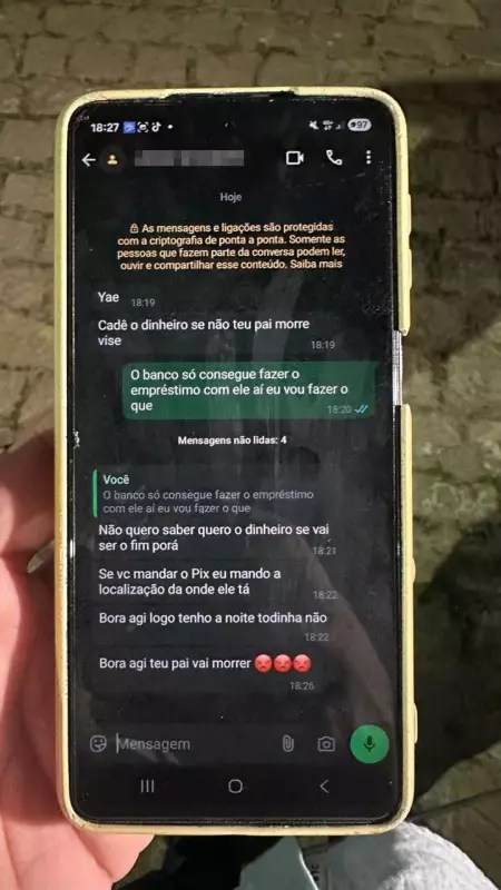 Sequestro no RN: Criminosos Usam WhatsApp para Extorquir Família de Comerciante com Ameaças Chocantes