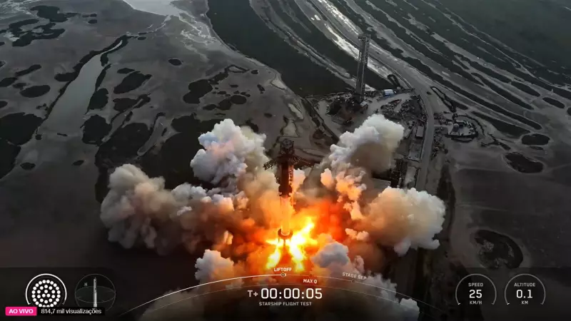 Starship da SpaceX Decola em Voo Histórico: Assista ao Momento Épico!