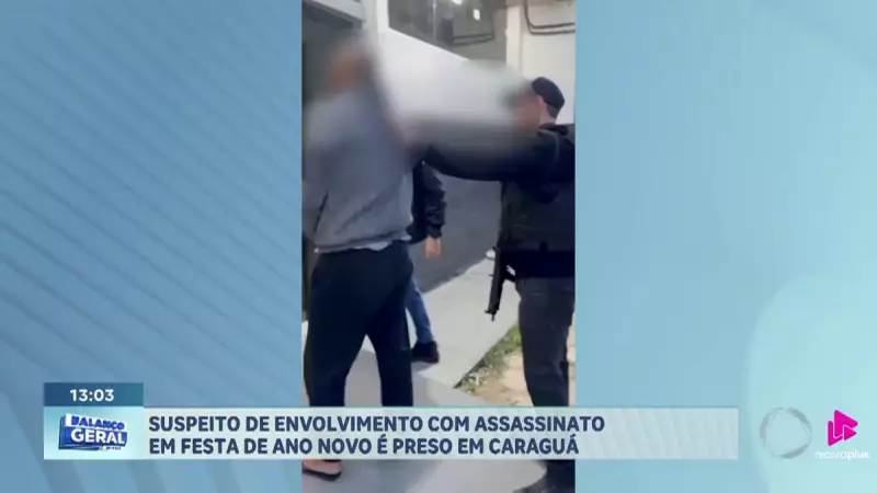 Suspeito de assassinato em festa de Réveillon é preso em Caraguatatuba — detalhes da investigação
