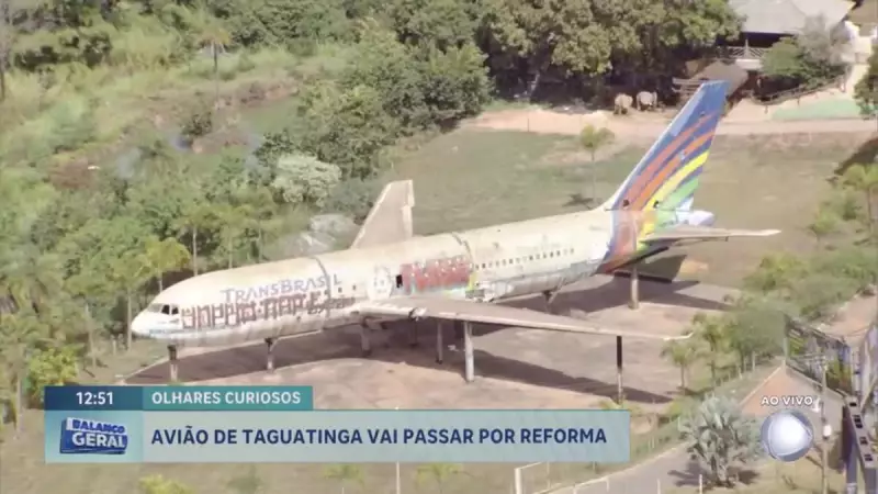 Taguatinga ganha novo impulso com reforma de avião que promete transformar a região