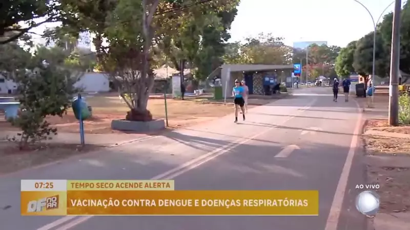 Tempo seco no DF: especialistas soam o alarme e pedem vacinação urgente contra doenças respiratórias