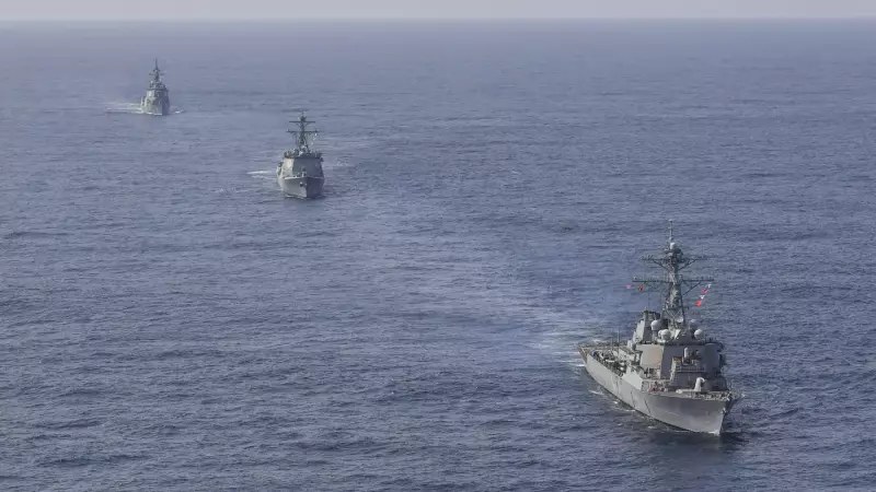 Tensão nas Águas Venezuelanas: EUA Enviam Navios de Guerra com Mísseis em Movimento Estratégico