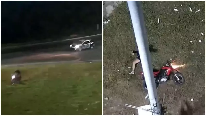 Tentativa de Fuga Acaba em Capotamento e Prisão Espetacular no Ceará | Vídeo