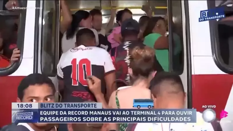Terminal 4 de Manaus vira cenário de caos: superlotação e insegurança assustam passageiros