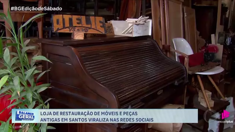 Tesouro em Santos: Loja de Restauração Vira Sensação nas Redes e Resgata Memórias