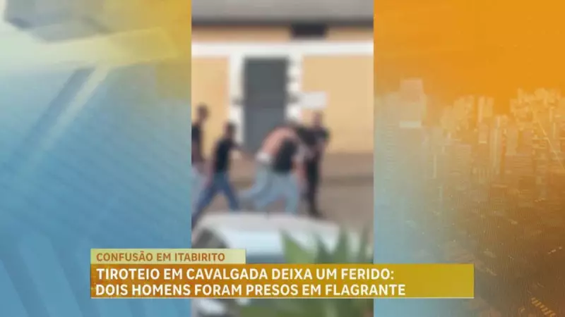 Tiroteio em Cavalgada de Itabirito: Dois Presos e Um Ferido em Cena de Caos