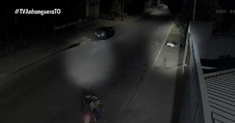 Tocantins: Motocicleta colide com pedestres em via movimentada; três pessoas ficam feridas | Vídeo