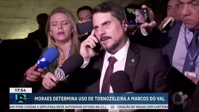 Tornozeleira eletrônica para Marcos do Val: decisão de Moraes gera polêmica e debate sobre Justiça