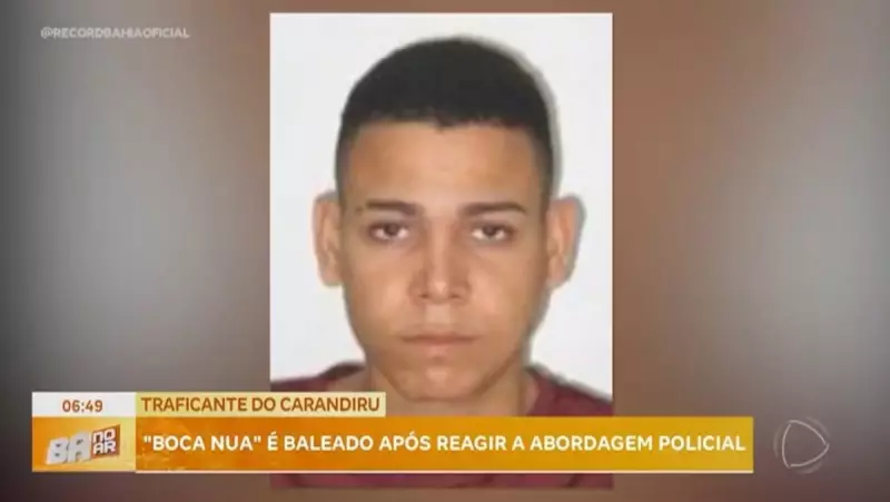 Traficante conhecido como 'Boca Nua' é alvejado em operação policial em Salvador